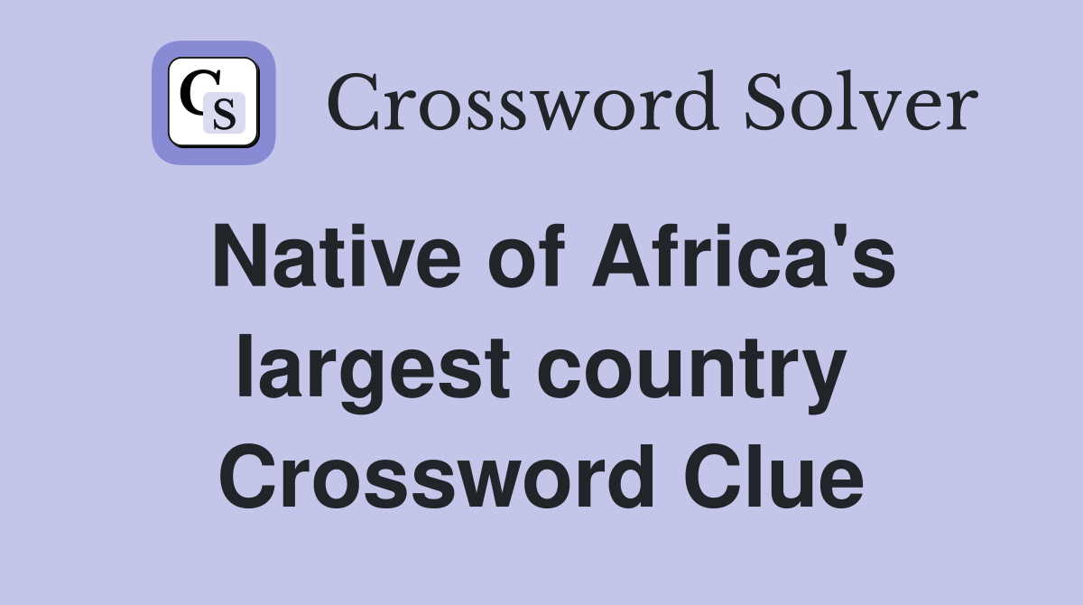 native of a western country 10 letters crossword clue